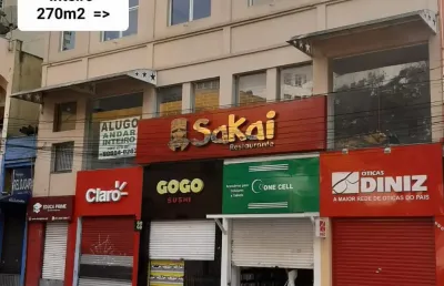 Alugo -andar comercial, 270 m2 em  vãos livres, fte praca zacarias, centro, curitiba