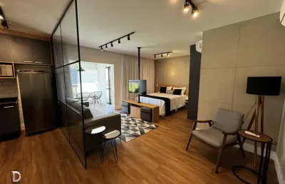 Apartamento para alugar em são paulo, com 1 quarto, 77m²