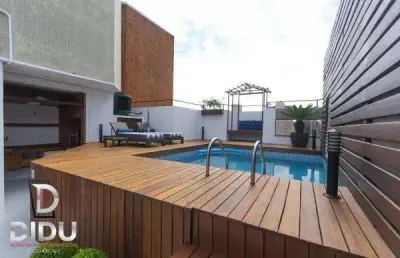 Cobertura à venda em são paulo, vila clementino, com 3 quartos, 240m² 3 vagas, piscina espaço com churrasqueira.