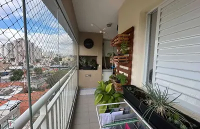 Apartamento à venda em santo andré, campestre, com 3 quartos, 77m² 1 suíte, 2 vagas, sacada com churraqueira. lazer completo.