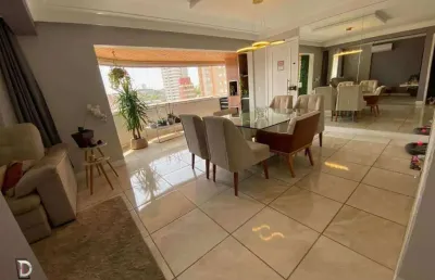 Apartamento com 121 m²  mobiliado no bairro casa branca sto andré, sendo 3 suítes, varanda com churrasqueira, 2 vagas, depósito privativo na garagem