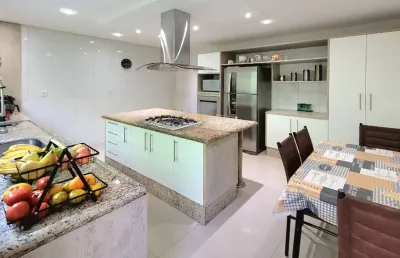 Sobrado para venda em vila marina com 3 quartos, sendo 3 suítes, 160m²