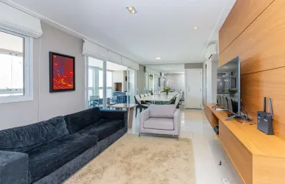 Apartamento tipo para venda em brooklin com 3 quartos, sendo 3 suítes, 138m²