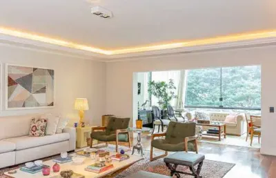 Apartamento tipo para venda em indianópolis com 4 quartos, sendo 3 suítes, 306m²