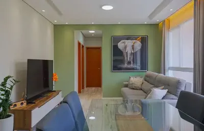 Apartamento tipo para venda em chácara do solar iii com 3 quartos, sendo 1 suíte, 76m²