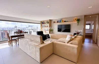 Apartamento tipo para venda em campo belo com 3 quartos, sendo 3 suítes, 143m²