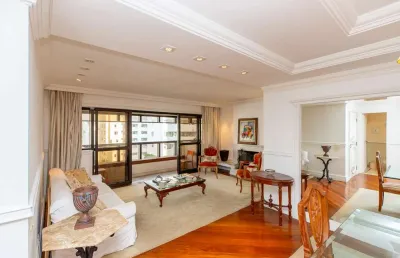 Apartamento tipo para venda em moema com 4 quartos, sendo 3 suítes, 155m²