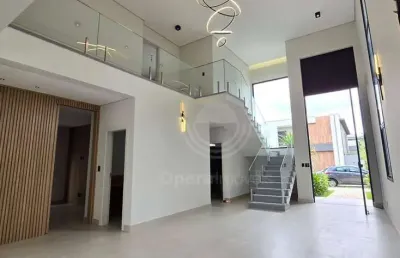Sobrado alto padrão em condomínio com 4 suítes à venda, 340 m² por r$ 3.400.000 - loteamento residencial arborais - campinas/sp