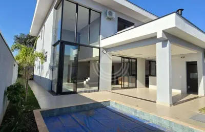 Casa com 4 dormitórios (3suítes), 300 m² - para alugar por r$ 10.722/mês - parque brasil 500 - paulínia/sp