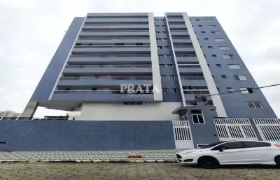 Caiçara praia grande 2 dormitorios 1 suíte prédio com lazer