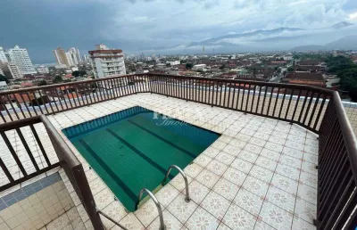 Maracanã praia grande 2 dormitórios 1 suíte 2 vagas de garagem