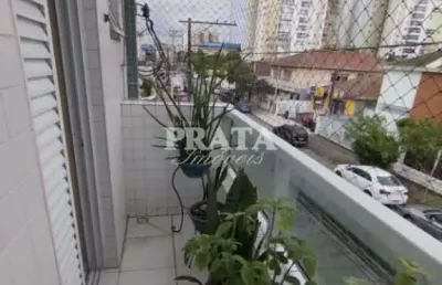 P da praia santos 2 dormitórios 1 suíte 1 vg garagem 1° andar