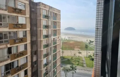 Itararé s vicente 2 dormitórios 1 suíte 1 vg garagem vista mar