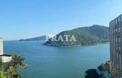 Ilha porchat são vicente sala living dormitório 1 vg de garagem