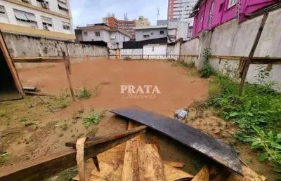 Terreno comercial à venda na Rua Ricardo Pinto, 46, Aparecida, Santos