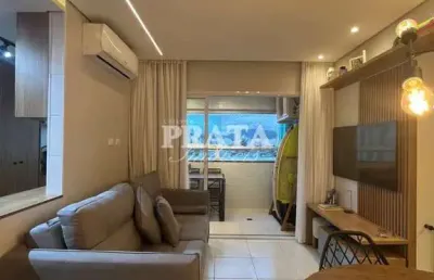 Macuco santos 2 dormitórios 1 suíte 1 vaga garagem lazer