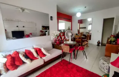 Enseada guarujá 2 dormitórios 1 vaga garagem mobiliado