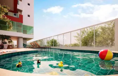 Embaré santos alto padrão 3 suítes 2 vagas demarcada e lazer