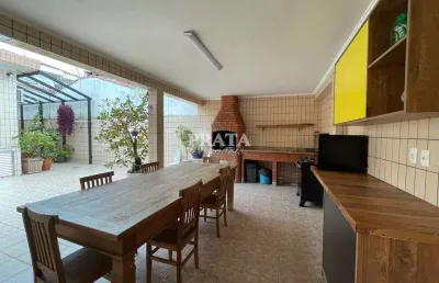 Marapé santos casa térrea 2 dormitório 2 vagas garagem edícula