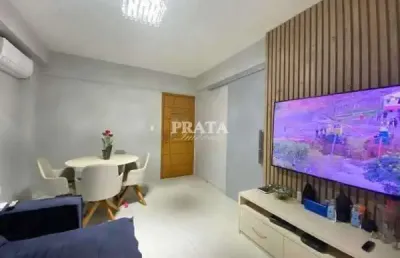 Campo grande santos cobertura duplex 2 dormitórios 1 suíte