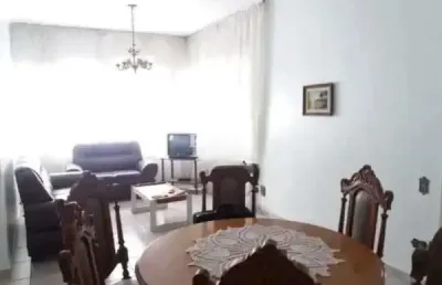 Itararé s vicente 2 dormitórios 1 v garagem prédio frente praia