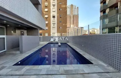 Gonzaga santos 2 suítes 2 vagas garagem demarcadas vista mar