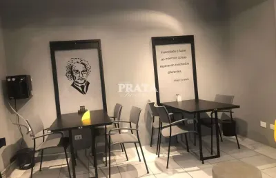 Embaré santos ponto comercial com mezanino em shopping