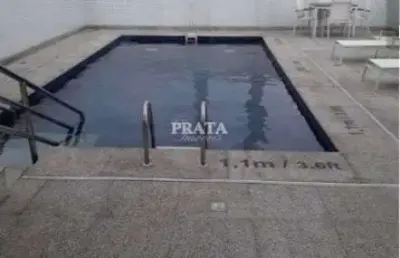 Flat com 1 quarto à venda na Avenida Marechal Floriano Peixoto, 241, Pompéia, Santos