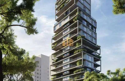 Penthouse com 4 dormitórios à venda, 333 m² - cabral - curitiba/pr