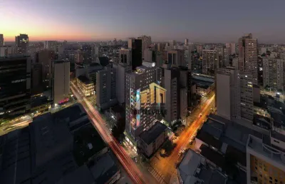 Apartamento com 1 dormitório à venda, 24 m² - centro - curitiba/pr