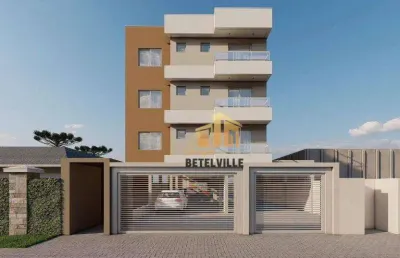Apartamento garden com 3 dormitórios à venda, 68 m² - centro - pinhais/pr