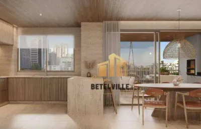 Apartamento garden com 3 dormitórios à venda, 364 m² - água verde - curitiba/pr