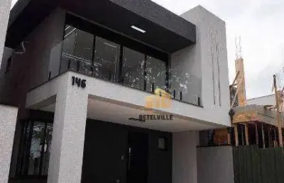 Sobrado com 4 dormitórios à venda, 190 m² - santa cândida - curitiba/pr