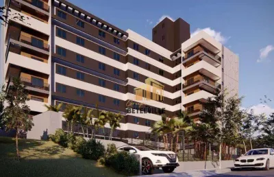 Studio com 1 dormitório à venda, 31 m² - novo mundo - curitiba/pr