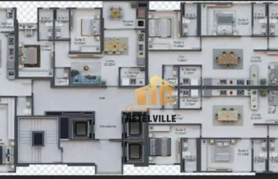 Apartamento com 3 dormitórios à venda, - perequê - porto belo/sc