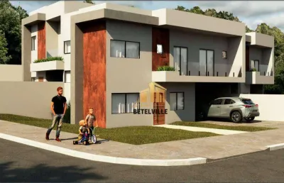 Sobrado com 3 dormitórios à venda, 101 m² por r$ 547.277,00 - costeira - araucária/pr