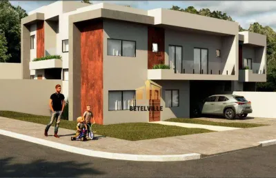 Sobrado com 3 dormitórios à venda, 130 m² por r$ 714.417,00 - costeira - araucária/pr