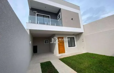 Sobrado com 3 dormitórios à venda, 125 m² por r$ 649.000,00 - bairro alto - curitiba/pr