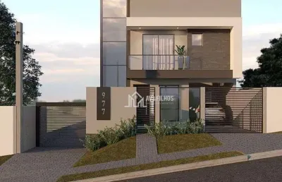 Sobrado com 4 dormitórios à venda, 129 m² por r$ 739.000,00 - bairro alto - curitiba/pr