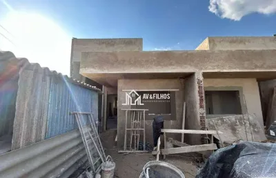 Casa com 3 dormitórios à venda, 69 m² por r$ 450.000,00 - jardim dona joaquina ii - pinhais/pr