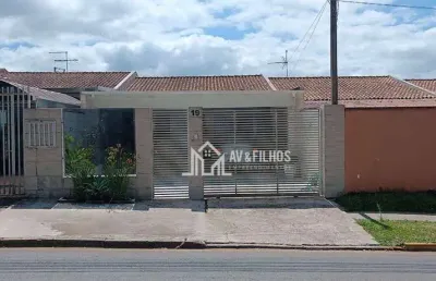Casa com 3 dormitórios à venda, por r$ 450.000 - planta chaune - piraquara/pr