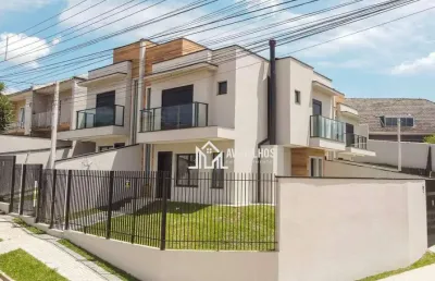 Sobrados com 2 à 3 dormitórios à venda, 94 m² a partir de r$ 675.000 - atuba - curitiba/pr