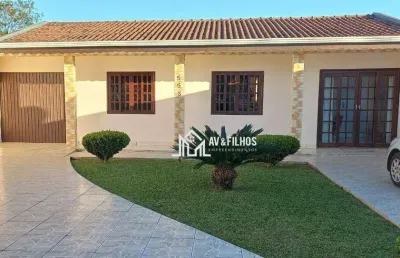 Casa com 2 dormitórios à venda, 140 m² por r$ 450.000 - vista alegre - quitandinha/pr
