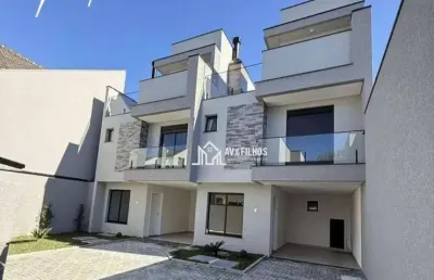 Sobrado com 3 dormitórios à venda, 135 m² por r$ 1.025.000,00 - capão da imbuia - curitiba/pr
