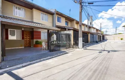 Sobrado para venda em pinhais, atuba, 3 dormitórios, 1 suíte, 3 banheiros, 2 vagas