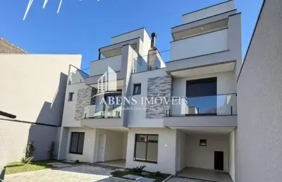 Triplex para venda em curitiba, capão da imbuia, 3 dormitórios, 1 suíte, 4 banheiros, 1 vaga