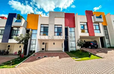 Casa em condomínio fechado com 3 quartos para alugar na rua joão batista dallarmi, 961, santo inácio, curitiba, 278 m2 por r$ 7.000