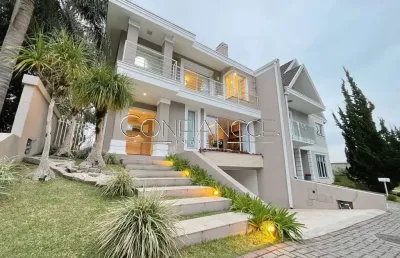 Casa em condomínio fechado com 4 quartos para alugar na rua virgínia dalabona, 1202, orleans, curitiba, 270 m2 por r$ 14.500