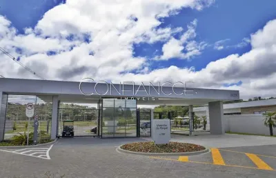 Terreno em condomínio fechado à venda na rua apolônio de tiana, 505, santa cândida, curitiba, 256 m2 por r$ 533.000