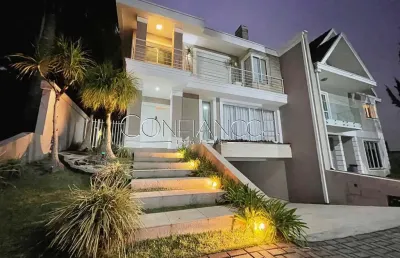 Casa em condomínio fechado com 4 quartos à venda na rua virgínia dalabona, 1202, orleans, curitiba, 270 m2 por r$ 4.500.000